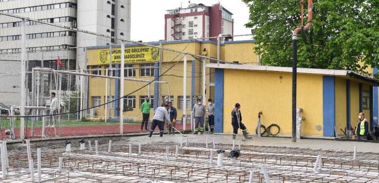 Büyükşehir Belediyesi Ankaragücü Tandoğan Tesislerini Yeniliyor
