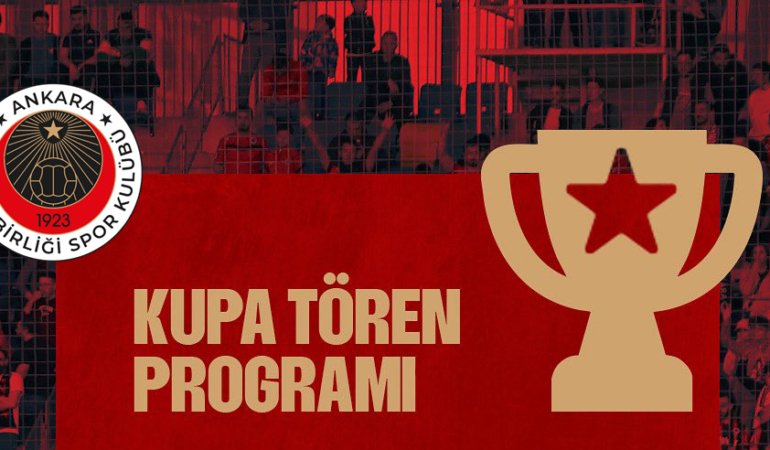 Gençlerbirliği Kupa Töreni Programı Açıklandı