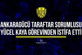 yücel kaya istifa ankaragücü