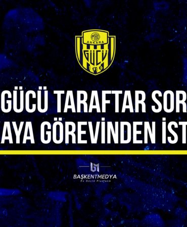 yücel kaya istifa ankaragücü